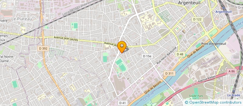 localisation de l'entreprise MONSIEUR BALWINDER SINGH  ARGENTEUIL