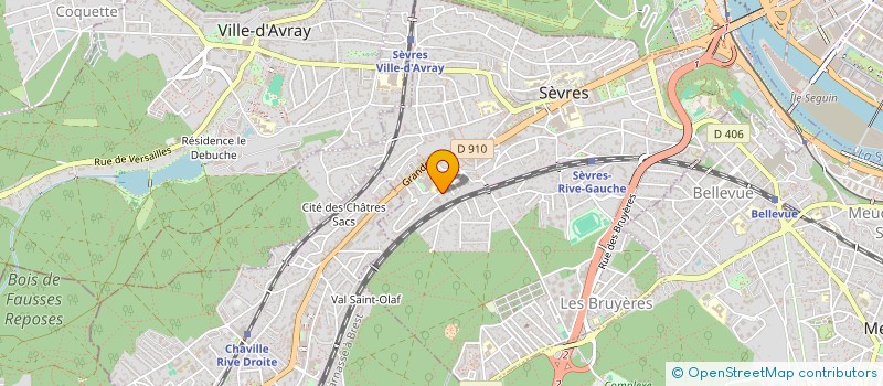 localisation de l'entreprise MONSIEUR BALZAC GUEDES à SEVRES