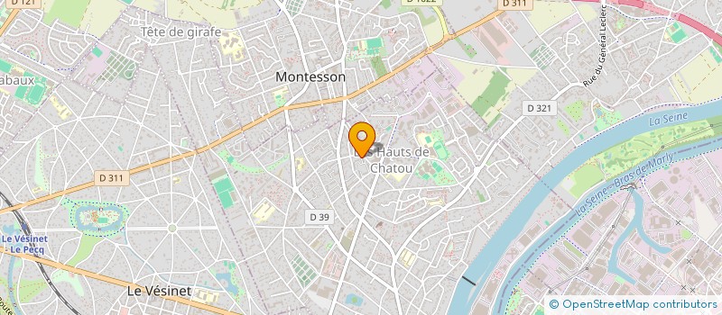 localisation de l'entreprise MONSIEUR BAMBA IBOURAHIMA  CHATOU