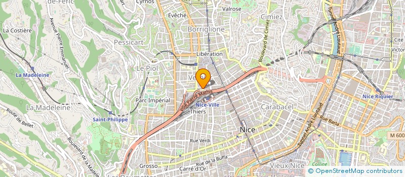 localisation de l'entreprise MONSIEUR BAMBA KEITA à NICE