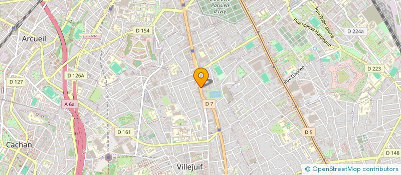 localisation de l'entreprise MONSIEUR BAMBA SOULEYMANE  VILLEJUIF