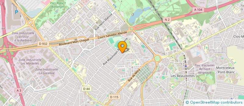 localisation de l'entreprise MONSIEUR BAMBA WACOUBOUE à AULNAY-SOUS-BOIS