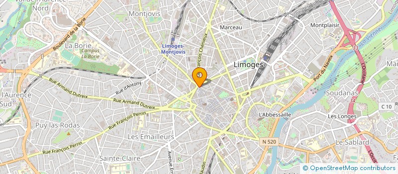 localisation de l'entreprise MONSIEUR BAMBO DRAME à LIMOGES