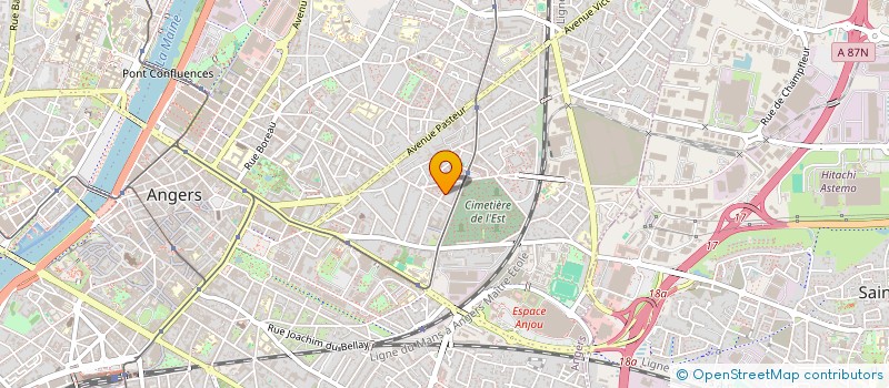 localisation de l'entreprise MONSIEUR BAMBO TOURE à ANGERS