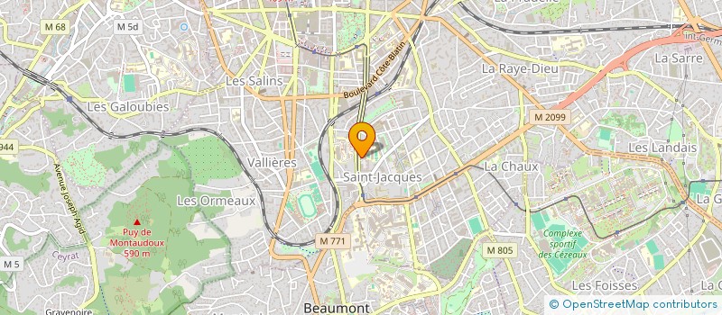 localisation de l'entreprise MONSIEUR BAMBO TOURE  CLERMONT-FERRAND