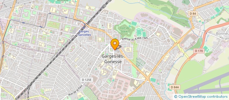 localisation de l'entreprise MONSIEUR BAMOUSSA DIARRA  GARGES-LES-GONESSE