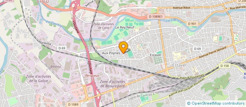 localisation de l'entreprise MONSIEUR BAN PRAK  BRIVE-LA-GAILLARDE