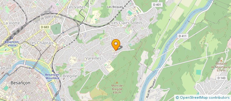localisation de l'entreprise MONSIEUR BANA GHEREZGHER  BESANCON