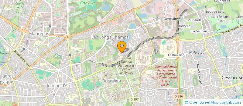 localisation de l'entreprise MONSIEUR BANCOULI BAGOU  RENNES