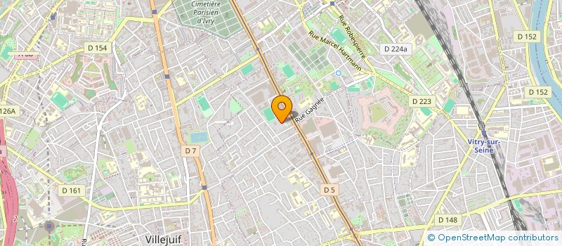 localisation de l'entreprise MONSIEUR BANDIOUGOU SISSOKO à VITRY-SUR-SEINE
