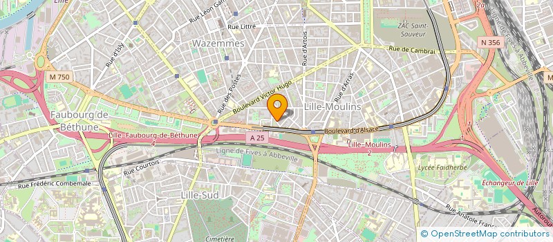 localisation de l'entreprise MONSIEUR BANDIOUGOU TRAORE à LILLE