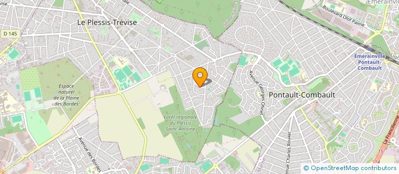 localisation de l'entreprise MONSIEUR BANDJOUGOU FOFANA  LE PLESSIS-TREVISE