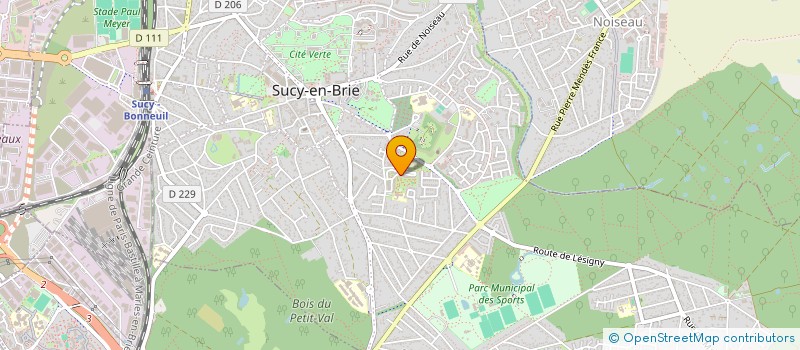 localisation de l'entreprise MONSIEUR BANDJOUGOU MAGASSA  SUCY-EN-BRIE