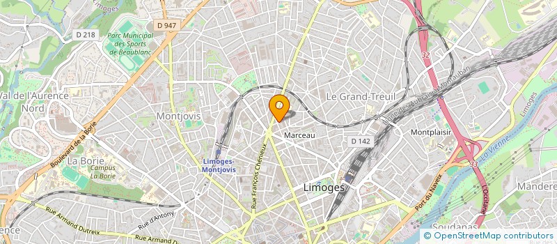 localisation de l'entreprise MONSIEUR BANFA DIABY à LIMOGES
