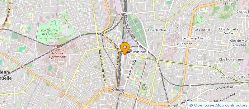 localisation de l'entreprise MONSIEUR BANGALY CAMARA  ORLEANS