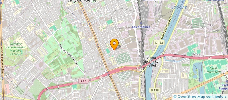 localisation de l'entreprise MONSIEUR BANGALY DANFAKHA  VITRY-SUR-SEINE