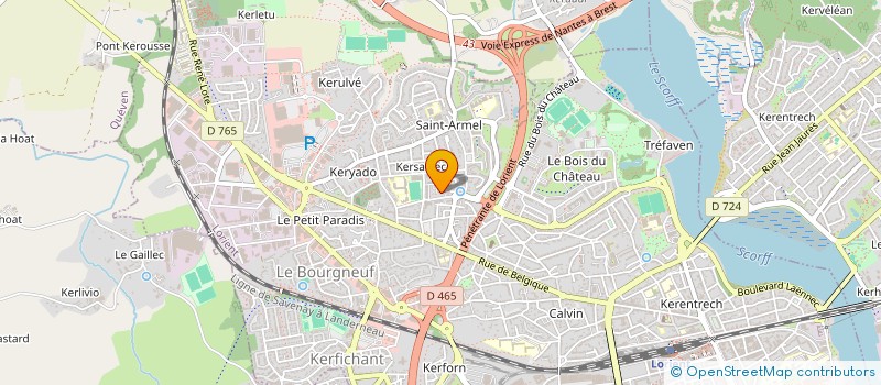 localisation de l'entreprise MONSIEUR BANGALY KABA  LORIENT