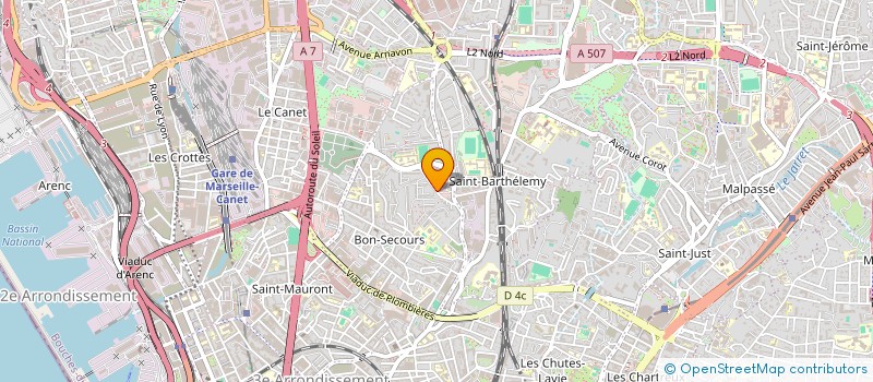 localisation de l'entreprise MONSIEUR BANGALY KEBE à MARSEILLE