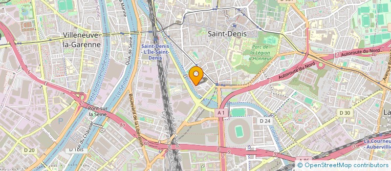 localisation de l'entreprise MONSIEUR BANGASSEKPE NGBOUNDOU à SAINT-DENIS