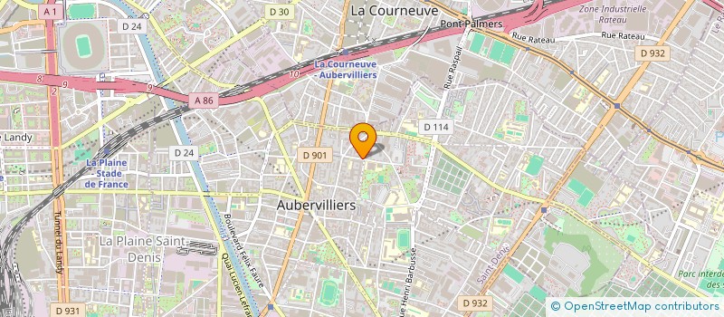 localisation de l'entreprise MONSIEUR BANGJIN CHEN  AUBERVILLIERS