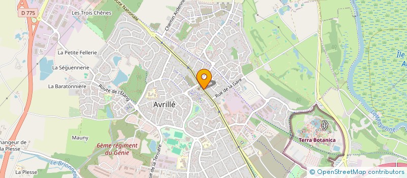 localisation de l'entreprise MONSIEUR BANGSHAO DONG  AVRILLE