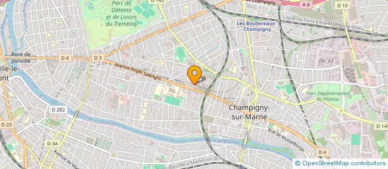 localisation de l'entreprise MONSIEUR BANONA LUSALA à CHAMPIGNY-SUR-MARNE