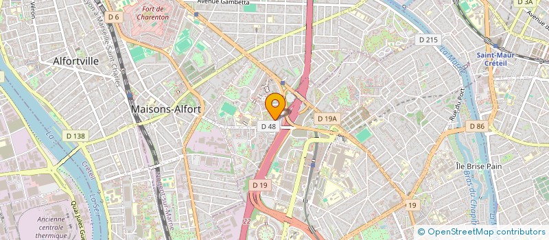 localisation de l'entreprise MONSIEUR BANOU DIALLO  MAISONS-ALFORT