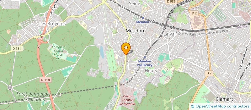 localisation de l'entreprise MONSIEUR BAO à MEUDON