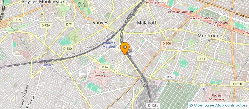 localisation de l'entreprise MONSIEUR BAO-DUONG NGUYEN  MALAKOFF