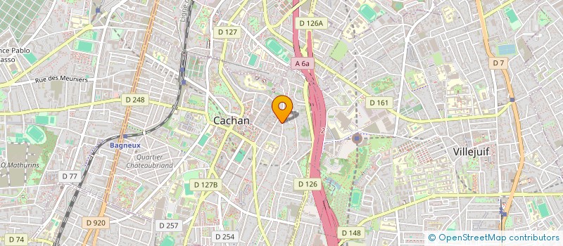 localisation de l'entreprise MONSIEUR BAO-NAM NGUYEN  CACHAN