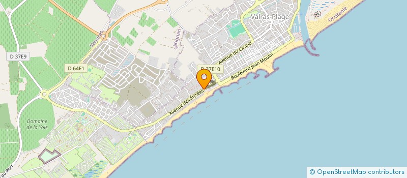 localisation de l'entreprise MONSIEUR BAO TRUONG-NGOC  VALRAS-PLAGE