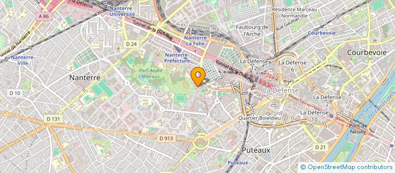 localisation de l'entreprise MONSIEUR BAO VAN HOANG  NANTERRE