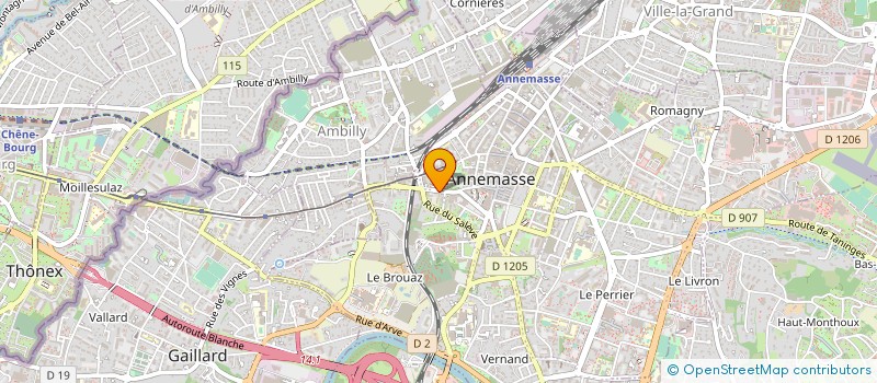 localisation de l'entreprise MONSIEUR BAOUDINE ESKIEV à ANNEMASSE