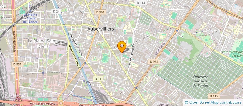 localisation de l'entreprise MONSIEUR BAPKEN BEGJANIAN  AUBERVILLIERS