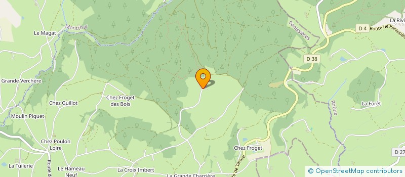 localisation de l'entreprise MONSIEUR BAPTISE CHAMBEYRON  PANISSIERES