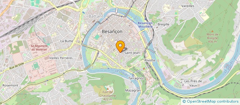 localisation de l'entreprise MONSIEUR BAPTISTE ABEL  BESANCON