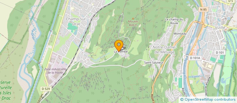 localisation de l'entreprise MONSIEUR BAPTISTE ACHARD  CHAMP-SUR-DRAC