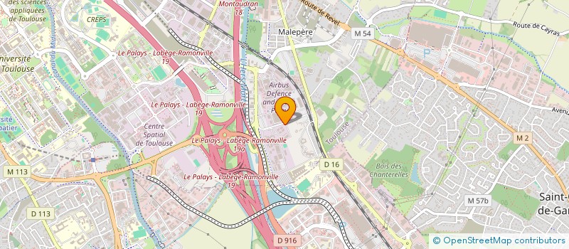 localisation de l'entreprise MONSIEUR BAPTISTE AGUT  TOULOUSE