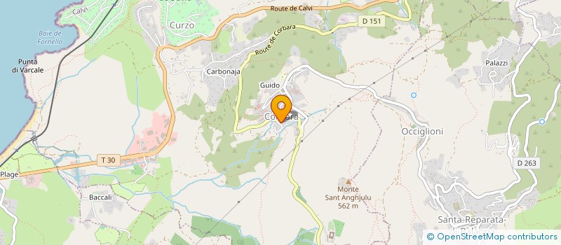 localisation de l'entreprise MONSIEUR BAPTISTE ALLAIN à CORBARA