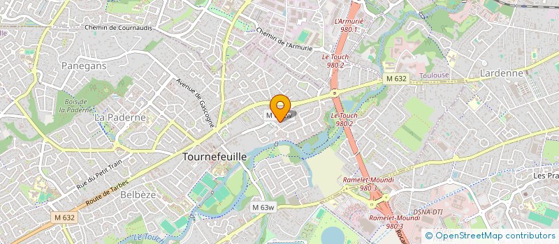 localisation de l'entreprise MONSIEUR BAPTISTE ALLEX  TOURNEFEUILLE