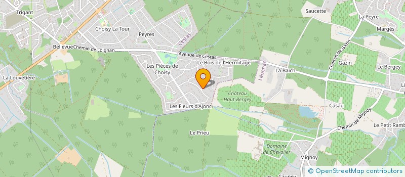 localisation de l'entreprise MONSIEUR BAPTISTE ALLOUI-CROS  CESTAS