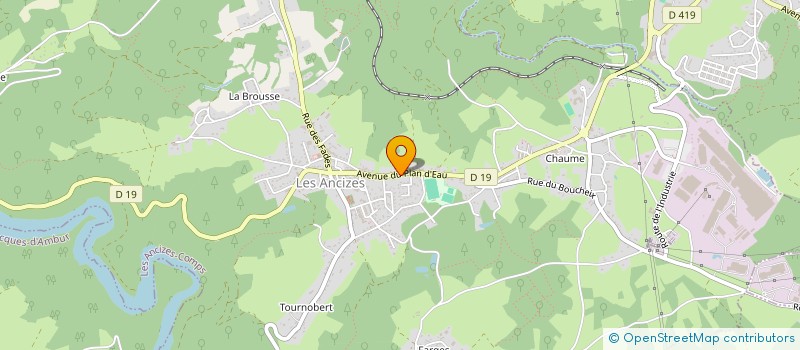 localisation de l'entreprise MONSIEUR BAPTISTE ALVARAES  LES ANCIZES COMPS