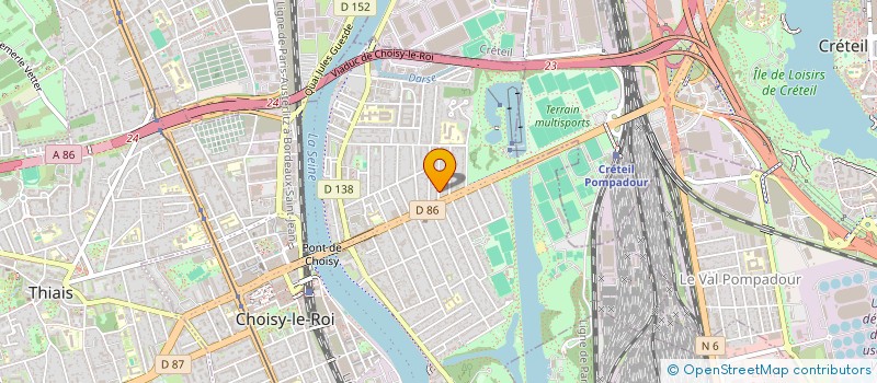 localisation de l'entreprise MONSIEUR BAPTISTE AMALAN KANNAN à CHOISY-LE-ROI