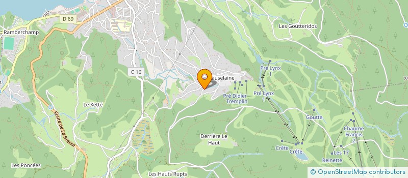 localisation de l'entreprise MONSIEUR BAPTISTE ANDRE  GERARDMER