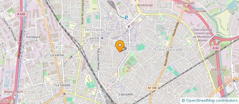 localisation de l'entreprise MONSIEUR BAPTISTE ANDRE  TOULOUSE