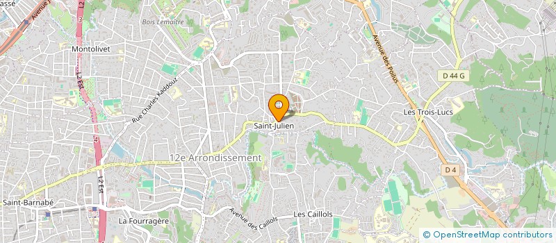 localisation de l'entreprise MONSIEUR BAPTISTE ANDRE à MARSEILLE