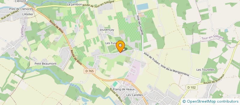 localisation de l'entreprise MONSIEUR BAPTISTE ANSIAUX  COUR-CHEVERNY