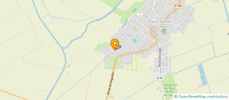 localisation de l'entreprise MONSIEUR BAPTISTE ARDOUIN  SAINT-MICHEL-EN-L'HERM