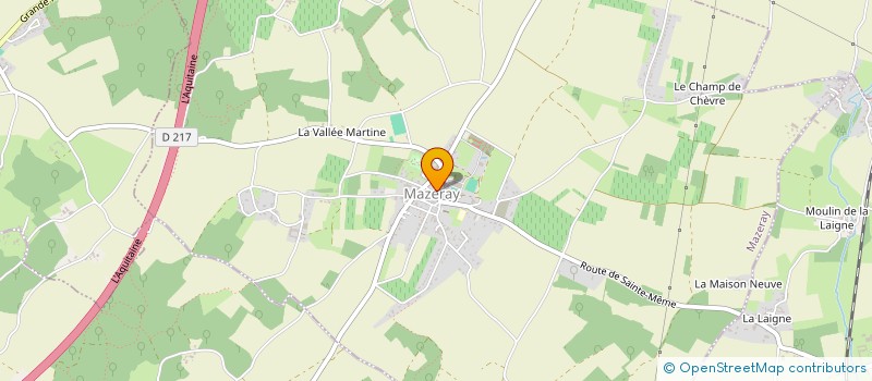 localisation de l'entreprise MONSIEUR BAPTISTE ARNAUD  MAZERAY