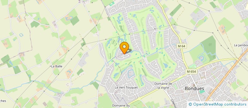 localisation de l'entreprise MONSIEUR BAPTISTE ARNOUT  BONDUES